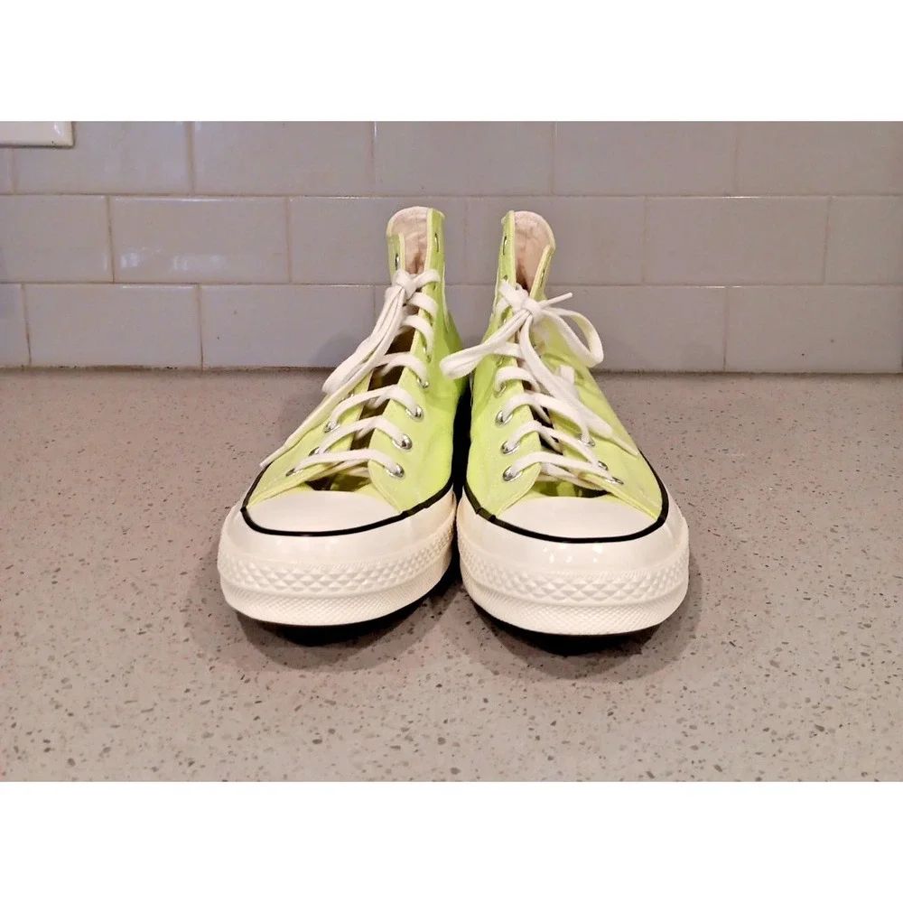 Converse Chuck Taylor 70 Canvas Hi Top Sneakers Citron This A07428C Mens Size - Picture 5 of 10